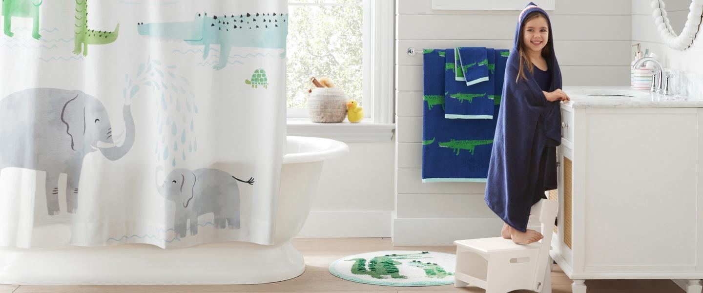 Kids Bath Towels, Wraps & Beach Towels - Pottery Barn Kids Australia